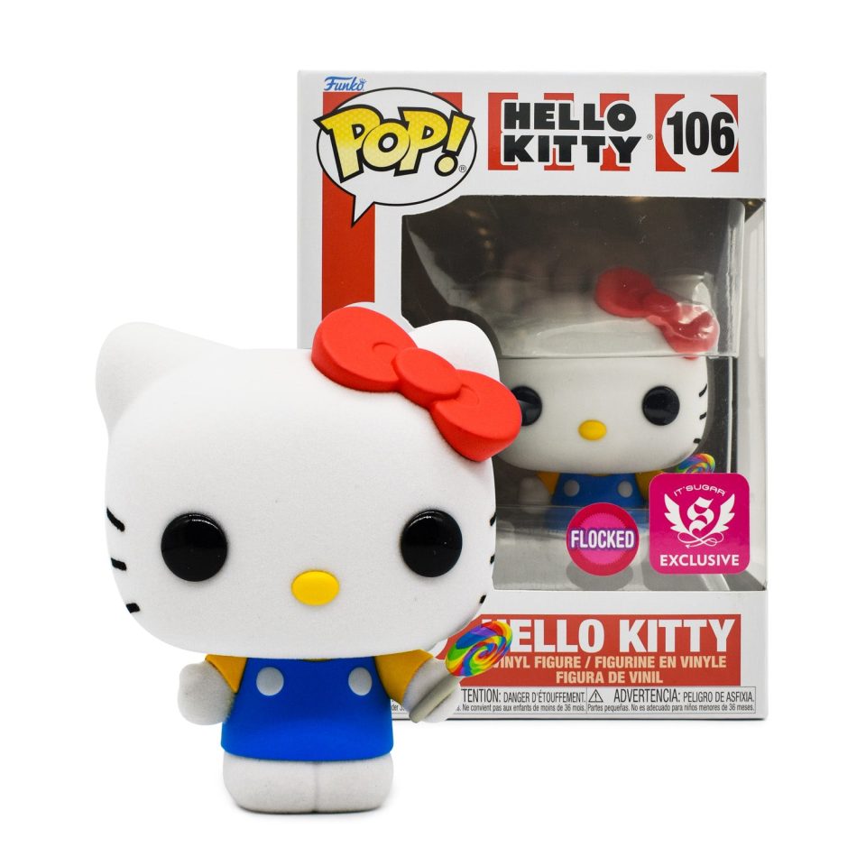 FUNKO POP! Sanrio: Hello Kitty with Lollipop Flocked Exclusive
