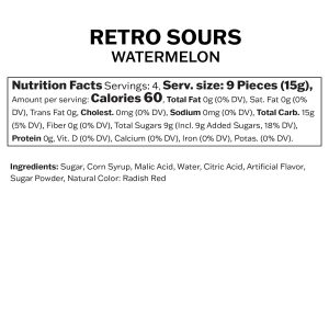 Retro Sours Watermelon